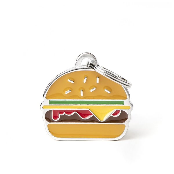 Charms: Ham Burger - Schmuckanhänger zum Gravieren