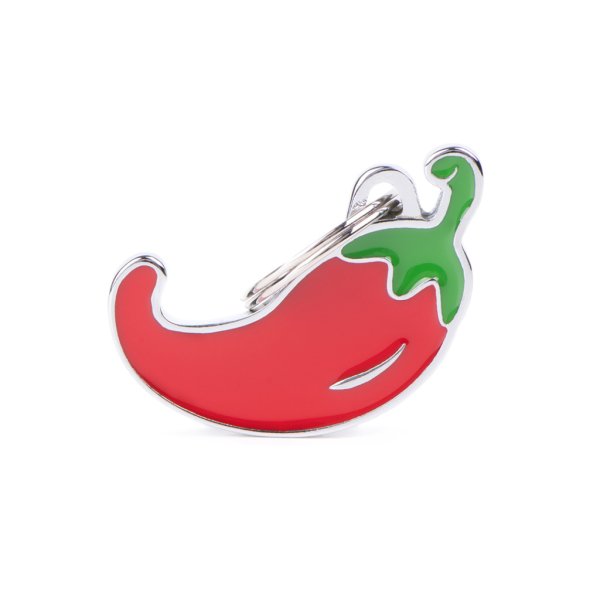 Charms: Rote Chili - Schmuckanhänger zum Gravieren