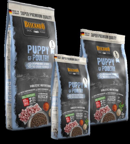 BELCANDO® Trockenfutter Puppy GF Poultry 12,5kg für Hunde Welpen