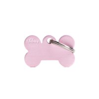 Charms: Kleiner Knochen Rosa Aluminium -...