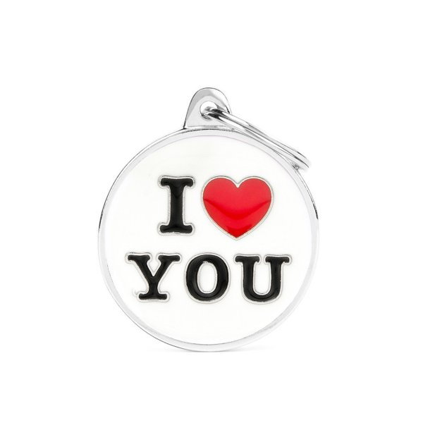 Charms: I Love You - Schmuckanhänger zum Gravieren