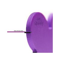 Charms: Lila Knochen XL Aluminium - Schmuckanhänger zum Gravieren