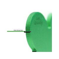 Charms: Grüner Knochen XL Aluminium - Schmuckanhänger zum Gravieren