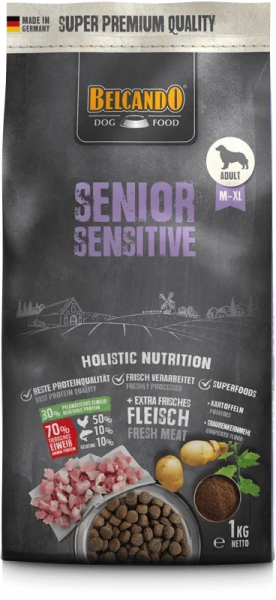 BELCANDO® Trockenfutter Senior Sensitiv - 1kg für ältere Hunde