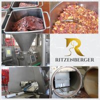 Ritzenberger Pure Fleischrolle Duo-Rolls - Wild 2x400g - Nassfutter- Pur Monoprotein