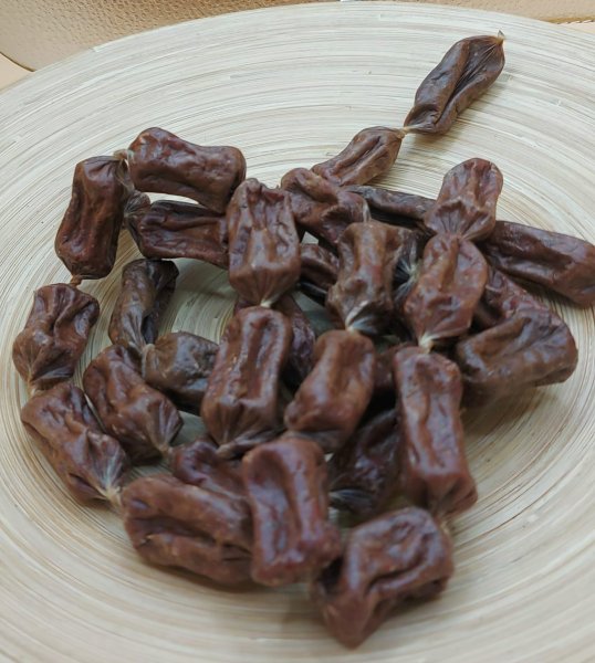 NaHuKa Natur Leckerli - Rinderpansen Miniwürstchen - 200g