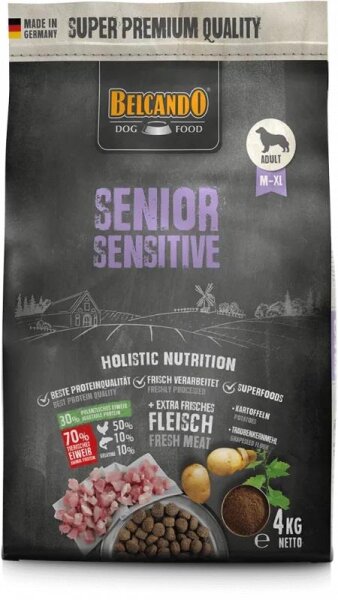 BELCANDO® Trockenfutter Senior Sensitiv - 4kg für ältere Hunde