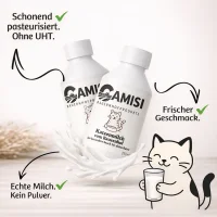 CAMISI Katzenmilch 250ml vom Bauernhof Laktosefrei mit Taurin