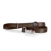 Flachleine Braun mit Memopet NFC Chip