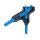 Hunde-Geschirr Y mit NFC Chip Blau - mit Plakette zum Gravieren - Memopet