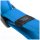 Hunde-Geschirr Y mit NFC Chip Blau - mit Plakette zum Gravieren - Memopet