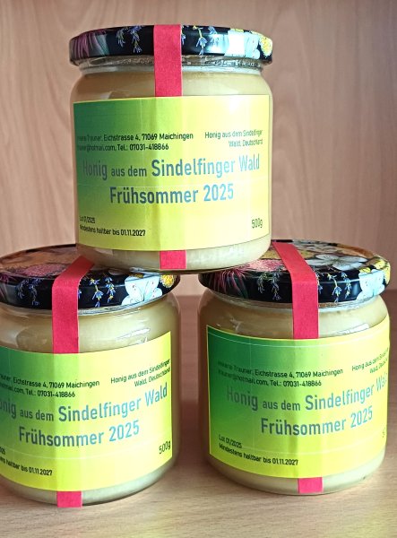 Maichinger Landhonig - Echter Deutscher Honig - Sindelfinger Wald Frühsommer - 500g