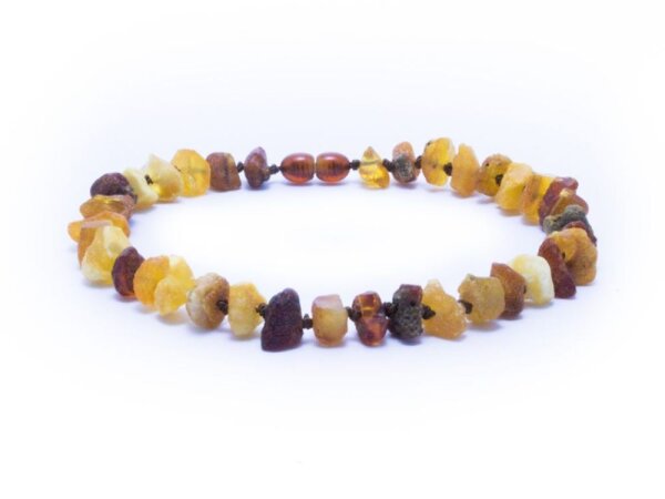 Bernsteinkette natur - zertifiziert - 45cm lang