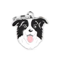 Charms: Border Collie - Schmuckanhänger zum Gravieren