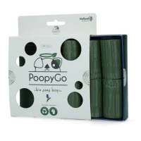 PoopyGo Kotbeutel 8 Rollen x 15 Beutel - 120Stück - Biologisch abbaubar mit Lavendelduft
