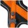 Hunde-Geschirr Y mit NFC Chip Orange - mit Plakette zum Gravieren - Memopet