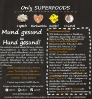 QCHEFS Zahnputzflocken für Hunde Großpackung...