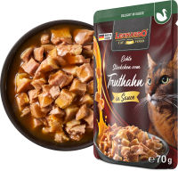 LEONARDO® Pouches Delight in Sauce Echte Stückchen vom Truthahn 70g