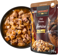 LEONARDO® Pouches Delight in Sauce Echte Stückchen Iberico 70g