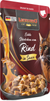 LEONARDO® Pouches Delight in Sauce Echte Stückchen vom Rind 70g