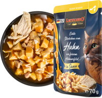LEONARDO® Pouches Delight in Sauce Echte Stückchen vom Huhn an feinem Hühnerfilet 70g