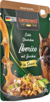 LEONARDO® Pouches Delight in Sauce Echte Stückchen Iberico mit Zucchini 70g