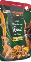 LEONARDO® Pouches Delight in Sauce Echte Stückchen vom Rind an Kürbis 70g