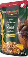 LEONARDO® Pouches Delight in Sauce Echte Stückchen vom Rind an Kürbis 70g