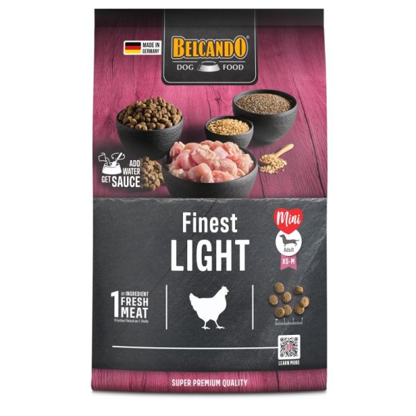 BELCANDO® Trockenfutter Finest Light 4kg für Hunde