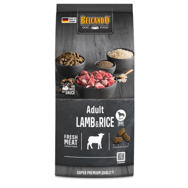 BELCANDO® Trockenfutter Adult Lamb & Rice 1kg für Hunde