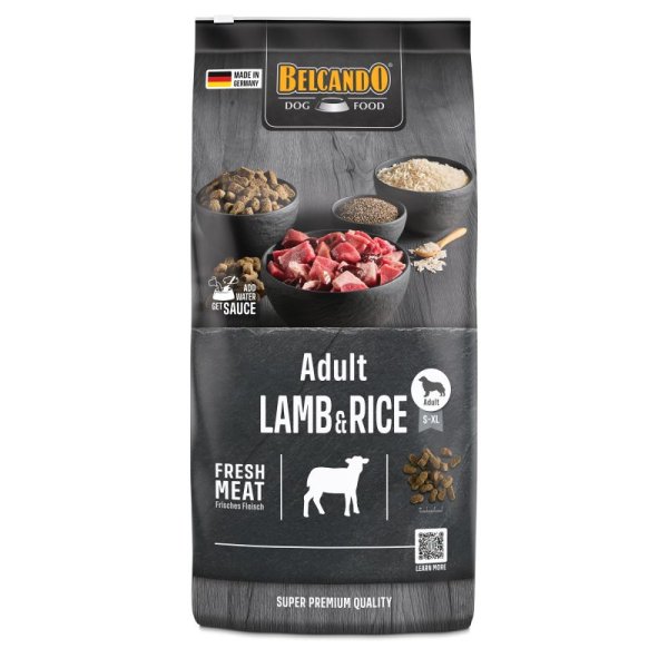 BELCANDO® Trockenfutter Adult Lamb & Rice 12,5kg für Hunde