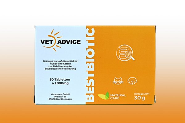 Vetscreen - Bestbiotic 30g für Hund & Katz - VetAdvice