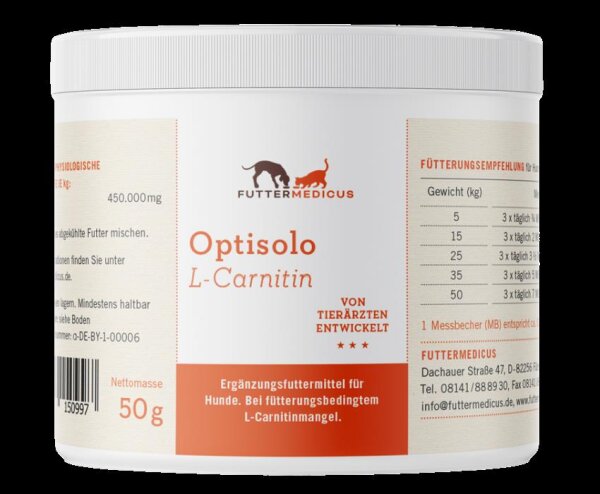 Futtermedicus Optisolo L-Carnitin 50g