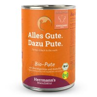Herrmanns Hunde Dose - Adult Bio-Pute mit Pastinake &...