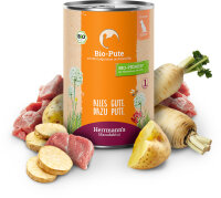 Herrmanns Hunde Dose - Adult Bio-Pute mit Pastinake &...