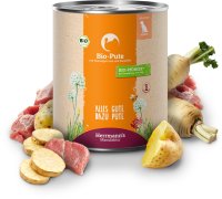 Herrmanns Hunde Dose - Adult Bio-Pute mit Pastinake & Kartoffel  - 800g Hunde Nassfutter