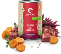 Herrmanns Hunde Dose - Adult Bio-Rind mit Karotten und...
