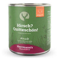 Herrmanns Hunde Dose - Adult Hirsch mit Kartoffel &...