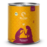 Herrmanns Hunde Dose - Classic Bio-Ente mit...
