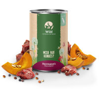Herrmanns Hunde Dose - Light Wild mit Kürbis und...