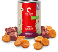 Herrmanns Hunde Dose - Sensible Bio-Rind mit Karotten und...