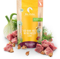 Herrmanns Hunde Pouches - Adult Bio-Huhn mit Fenchel und...