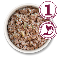 Herrmanns Hunde Pouches - Adult Bio-Huhn mit Fenchel und Buchweizen - 150g Hunde Nassfutter