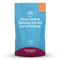 Herrmanns Hunde Pouches - Adult Lachs mit Aprikose - 150g...