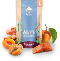 Herrmanns Hunde Pouches - Adult Lachs mit Aprikose - 150g...