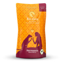 Herrmanns Hunde Pouches - Classic Bio-Ente mit Zucchini -...