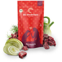 Herrmanns Hunde Pouches - Classic Bio-Rinderherz mit...