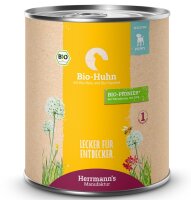 Herrmanns Welpen Menu Dose - Bio-Huhn mit Reis und...