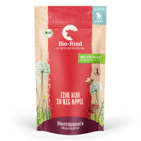 Herrmanns Welpen Menu Pouches - Bio-Rind mit Apfel und...