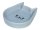 Katzen Schale Kitty Face - Keramik hellblau 200ml